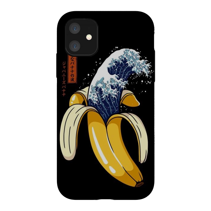 iPhone 11 StrongFit The Great Wave of Banana by LM2Kone