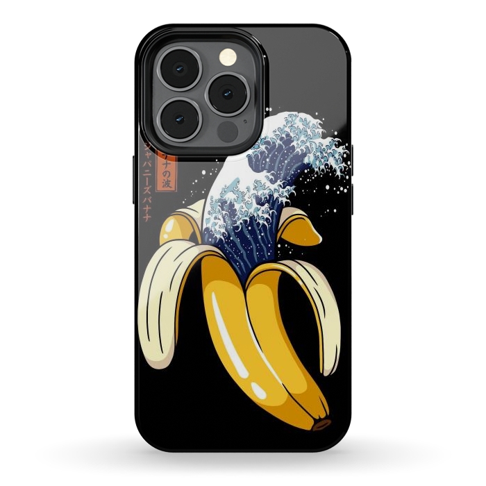 iPhone 13 pro StrongFit The Great Wave of Banana by LM2Kone