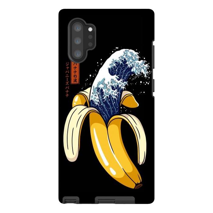 Galaxy Note 10 plus StrongFit The Great Wave of Banana by LM2Kone