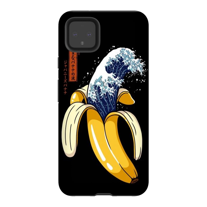 Pixel 4XL StrongFit The Great Wave of Banana by LM2Kone