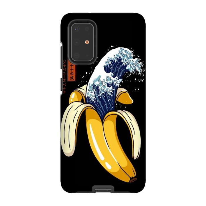 Galaxy S20 Plus StrongFit The Great Wave of Banana by LM2Kone