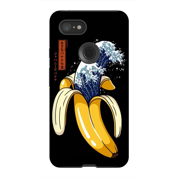 Pixel 3XL StrongFit The Great Wave of Banana by LM2Kone
