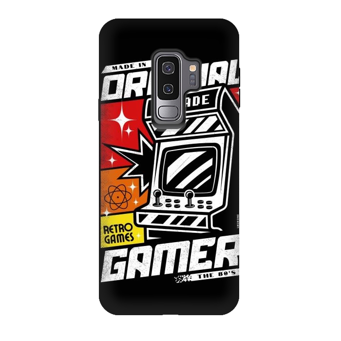 Galaxy S9 plus StrongFit Retro Original Gamer Arcade by LM2Kone