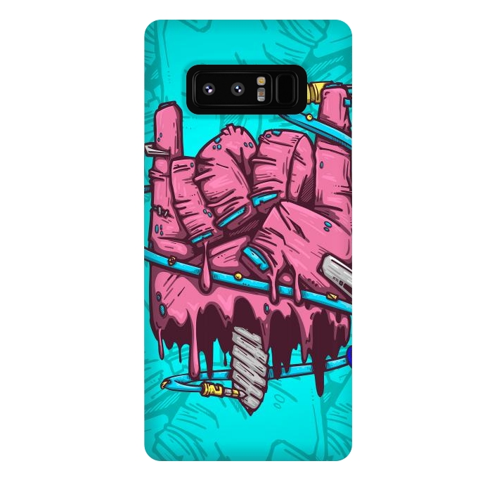 Galaxy Note 8 StrongFit Metal horns by Manuvila