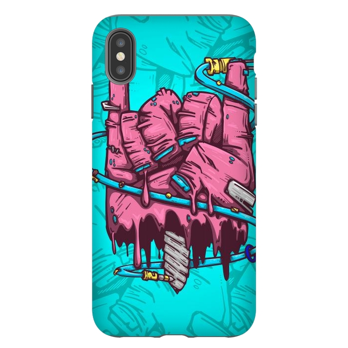 iPhone Xs Max StrongFit Metal horns by Manuvila