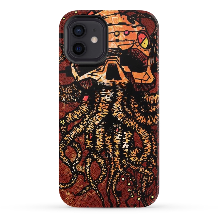 iPhone 12 StrongFit Skull tentacles by Manuvila