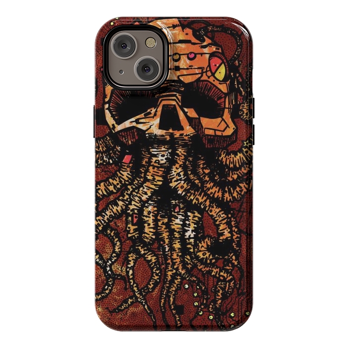 iPhone 14 Plus StrongFit Skull tentacles by Manuvila