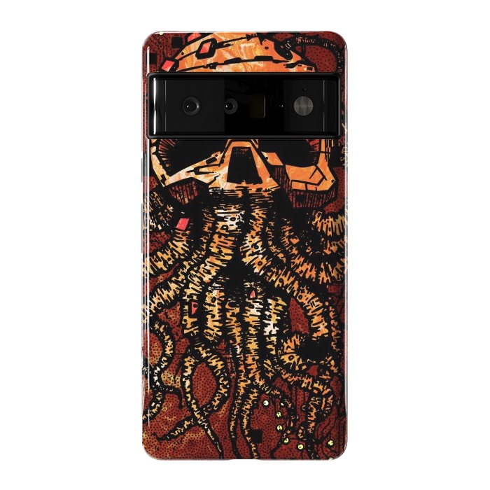 Pixel 6 Pro StrongFit Skull tentacles by Manuvila