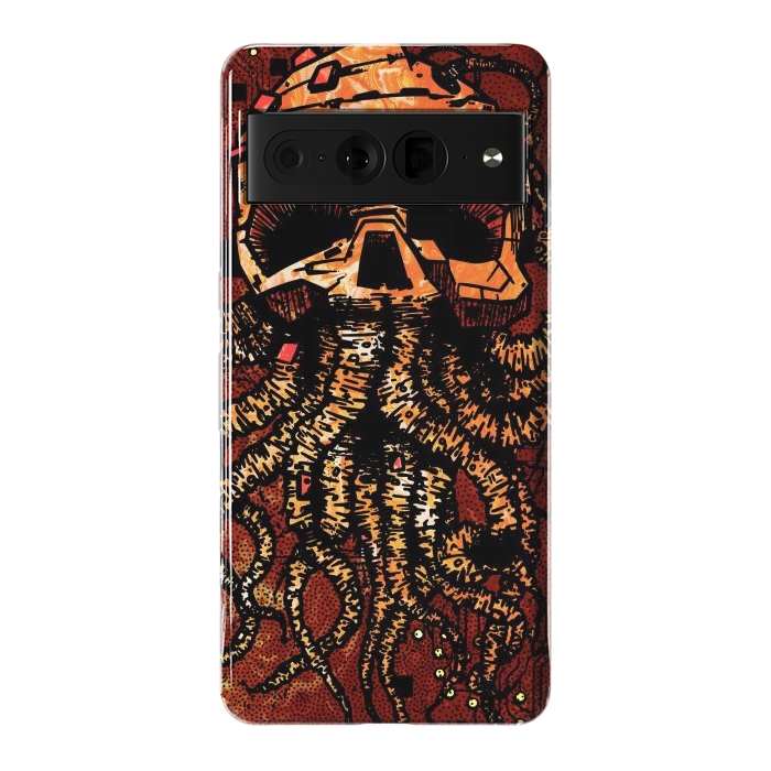 Pixel 7 Pro StrongFit Skull tentacles by Manuvila