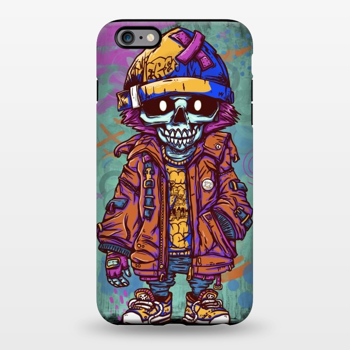 iPhone 6/6s plus StrongFit Skull boy by Manuvila