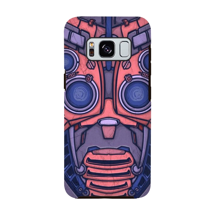 Galaxy S8 StrongFit Robot face by Manuvila