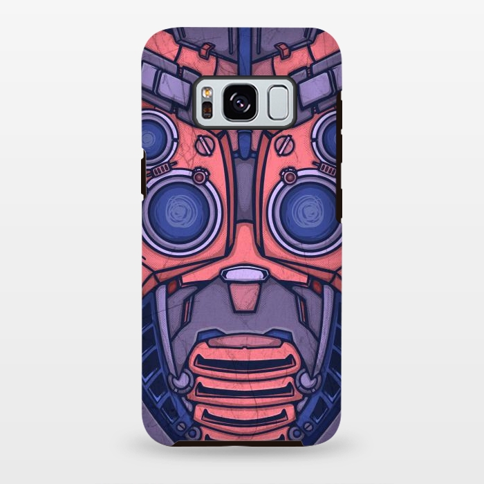 Galaxy S8 plus StrongFit Robot face by Manuvila