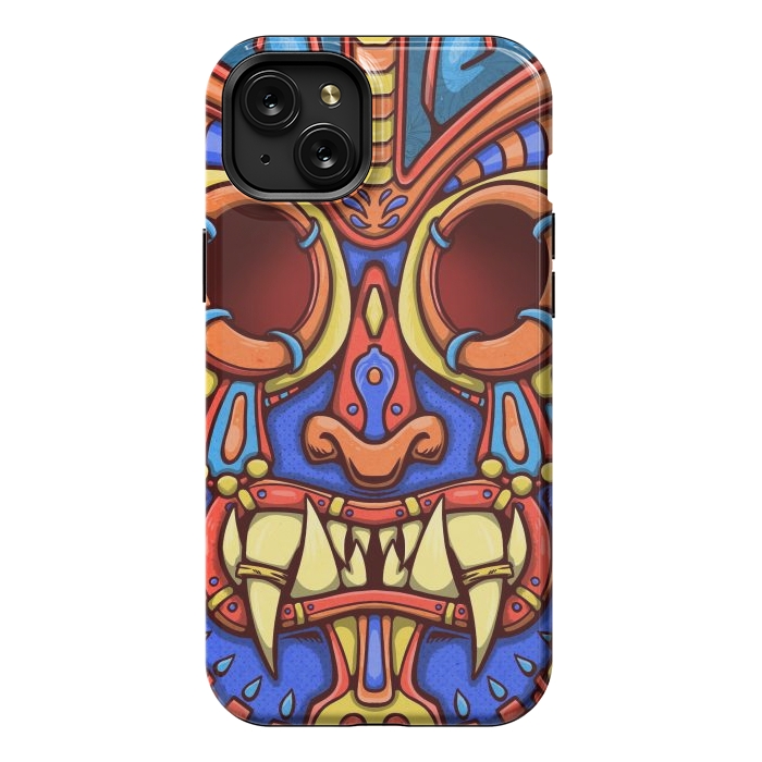 iPhone 15 Plus StrongFit terror mask by Manuvila