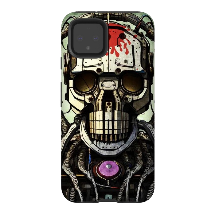 Pixel 4 StrongFit metal skull by Manuvila