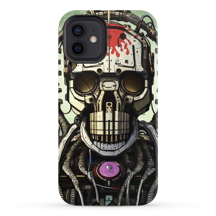 iPhone 12 StrongFit metal skull by Manuvila