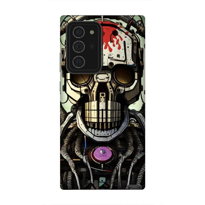 Galaxy Note 20 Ultra StrongFit metal skull by Manuvila