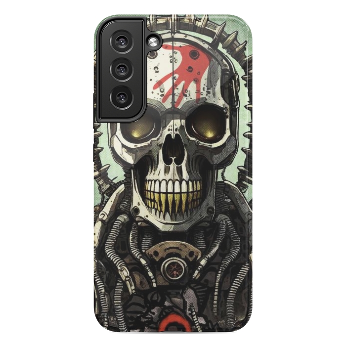 Galaxy S22 plus StrongFit Metal skull2 by Manuvila