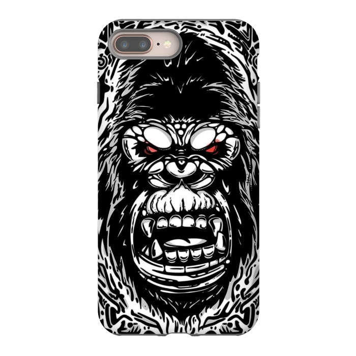 iPhone 7 plus StrongFit Gorilla face by Manuvila