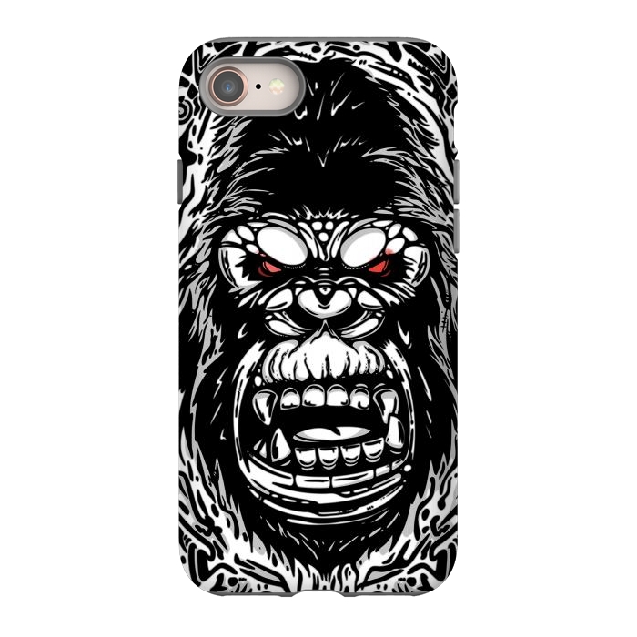 iPhone SE StrongFit Gorilla face by Manuvila