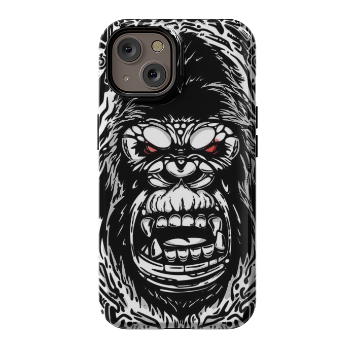 iPhone 14 StrongFit Gorilla face by Manuvila