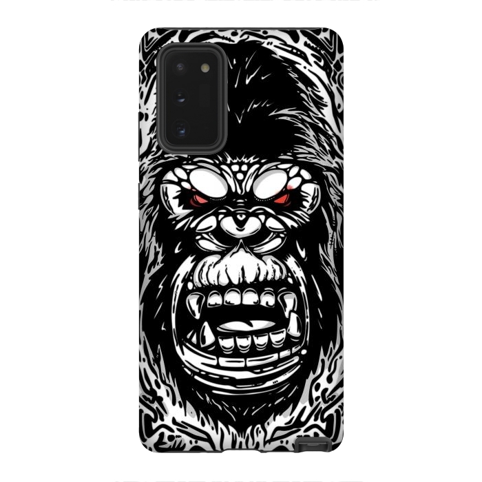 Galaxy Note 20 StrongFit Gorilla face by Manuvila