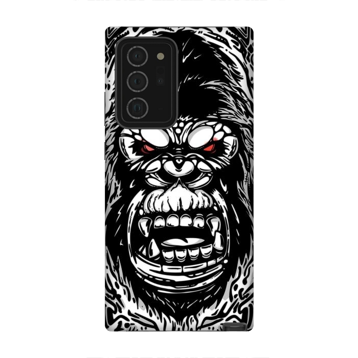 Galaxy Note 20 Ultra StrongFit Gorilla face by Manuvila