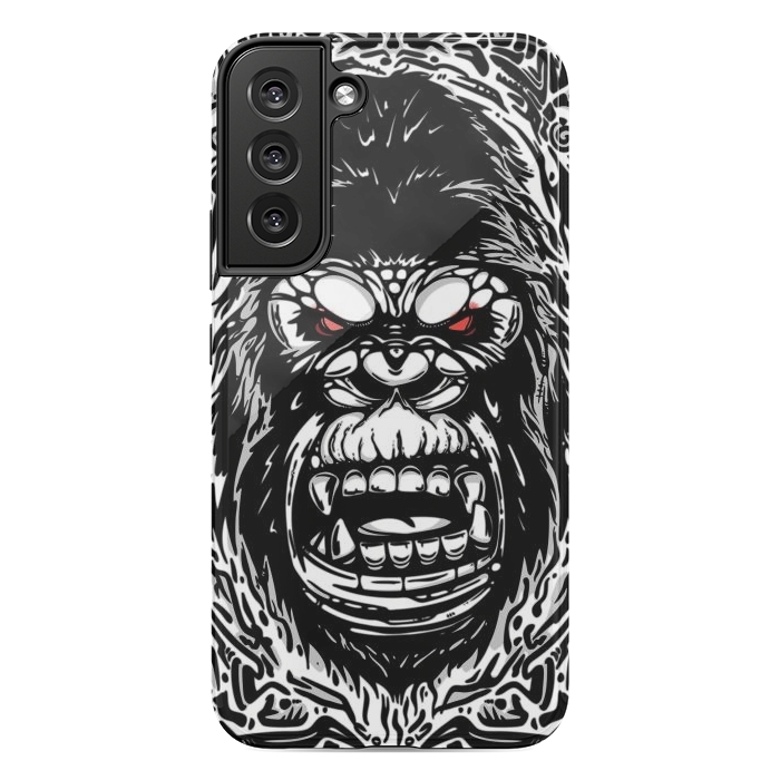 Galaxy S22 plus StrongFit Gorilla face by Manuvila
