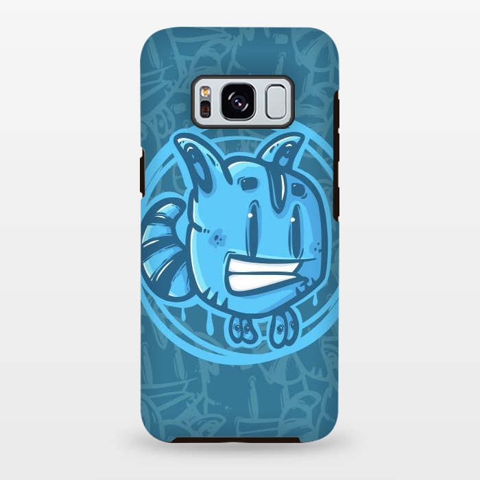 Galaxy S8 plus StrongFit Blue pet by Manuvila