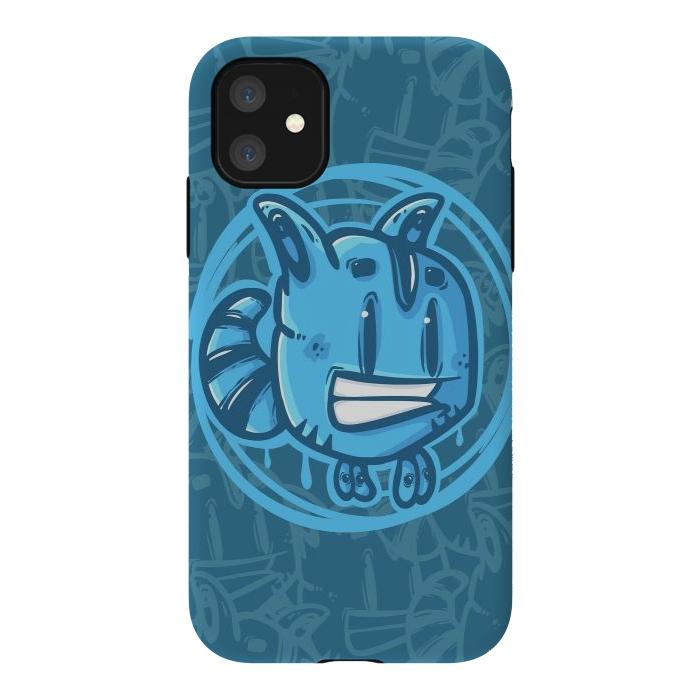 iPhone 11 StrongFit Blue pet by Manuvila