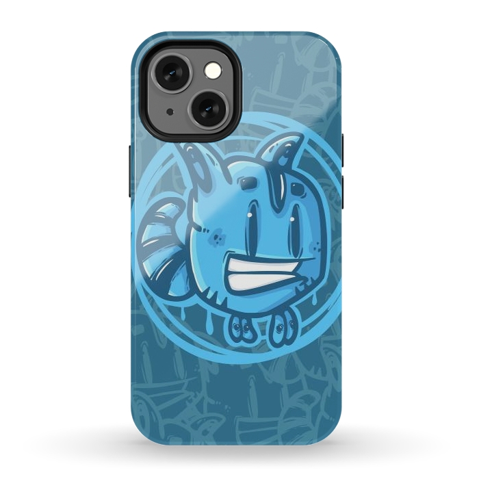 iPhone 12 mini StrongFit Blue pet by Manuvila