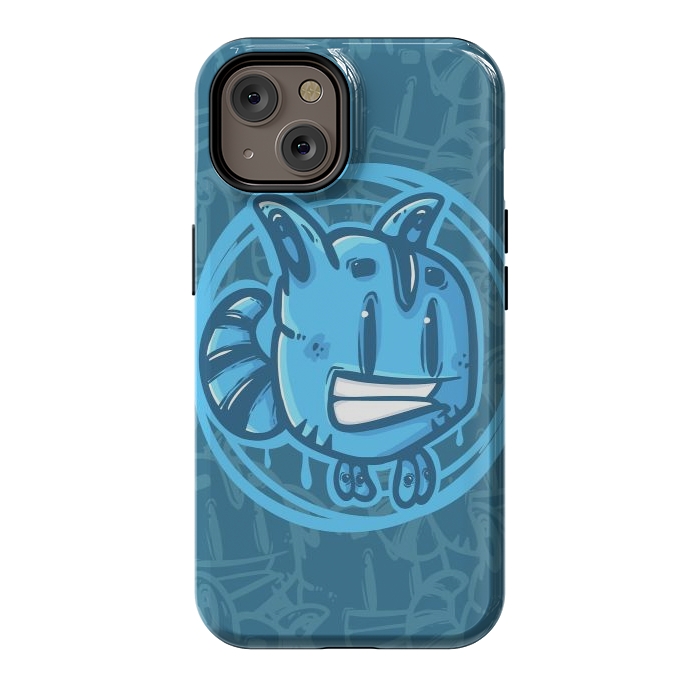iPhone 14 StrongFit Blue pet by Manuvila