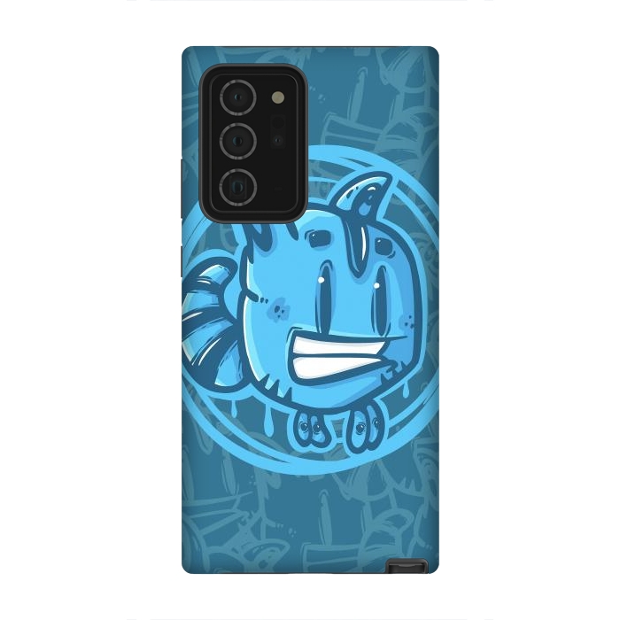 Galaxy Note 20 Ultra StrongFit Blue pet by Manuvila