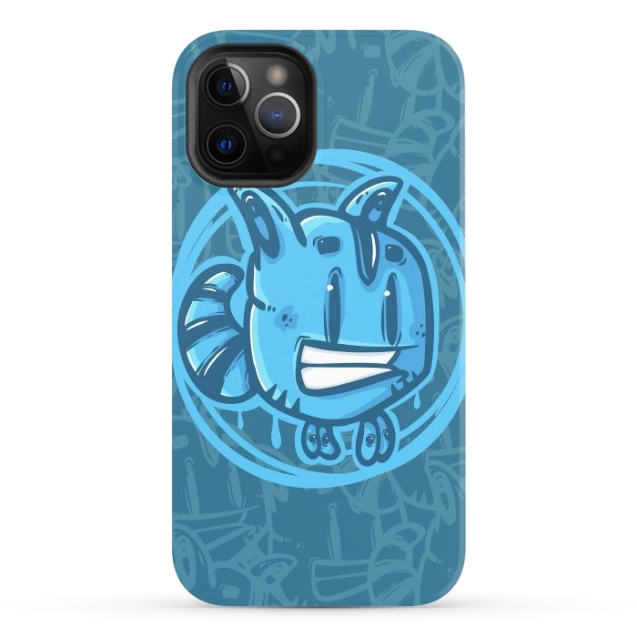 iPhone 12 Pro Max StrongFit Blue pet by Manuvila