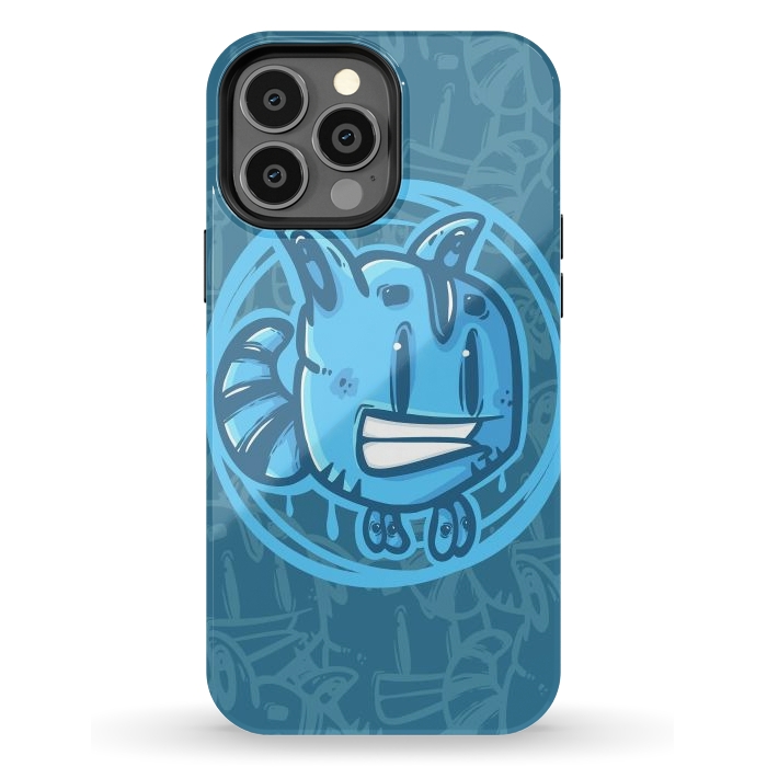 iPhone 13 Pro Max StrongFit Blue pet by Manuvila