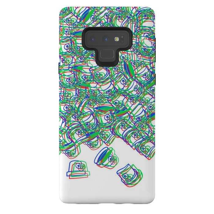 Galaxy Note 9 StrongFit rain caps by Manuvila