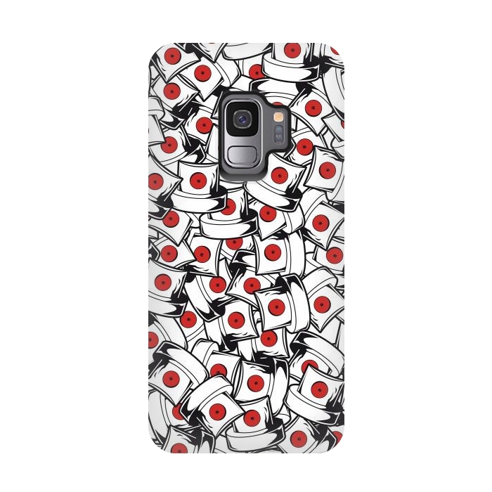 Galaxy S9 StrongFit red fat cap by Manuvila