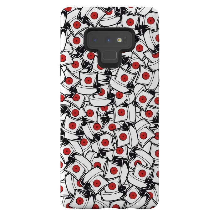 Galaxy Note 9 StrongFit red fat cap by Manuvila
