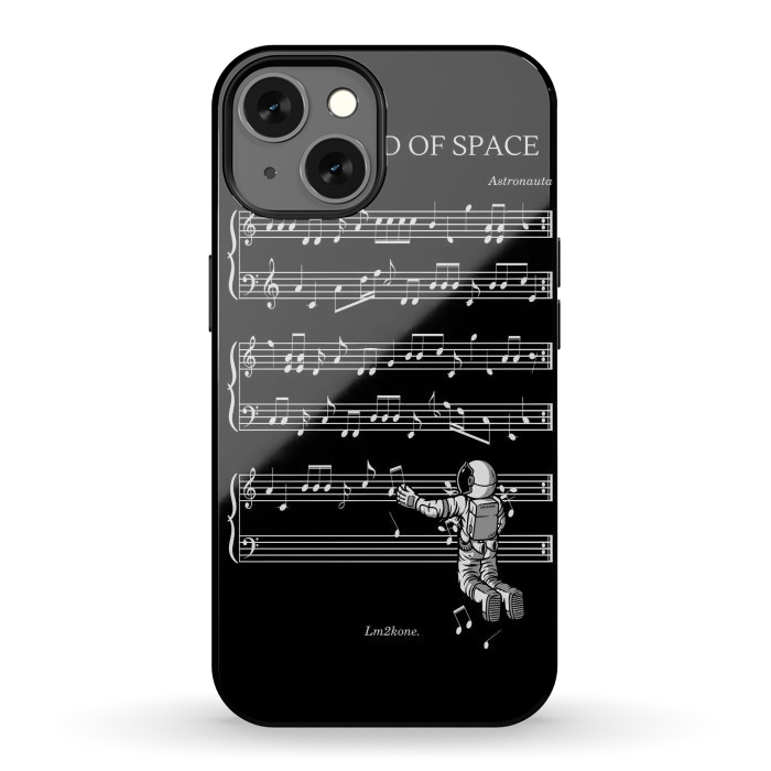 iPhone 13 StrongFit The Sound of Space - (Black version) by LM2Kone