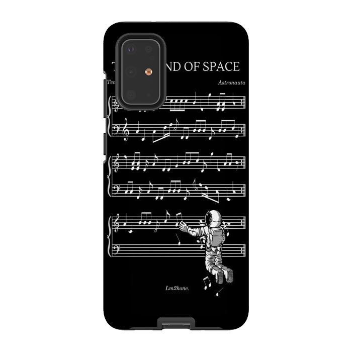 Galaxy S20 Plus StrongFit The Sound of Space - (Black version) by LM2Kone