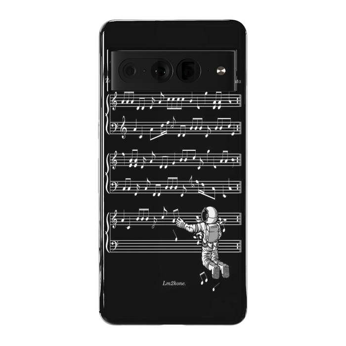 Pixel 7 Pro StrongFit The Sound of Space - (Black version) by LM2Kone