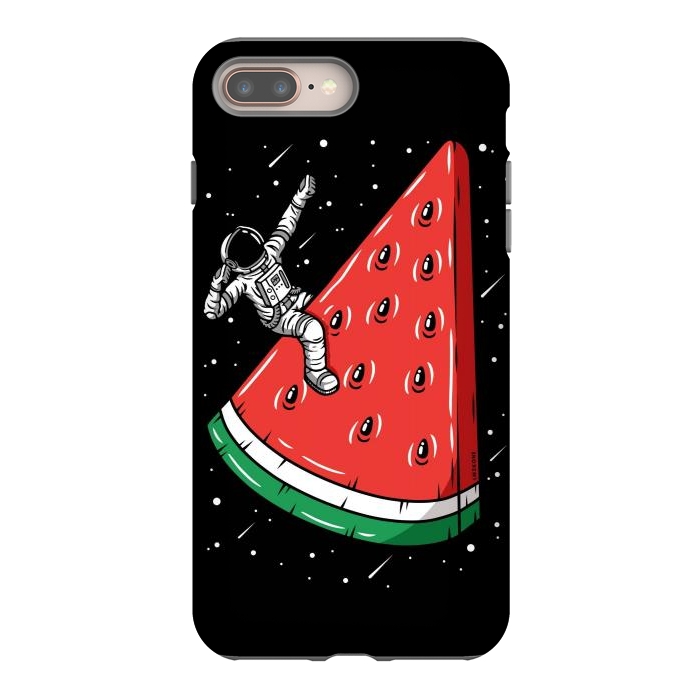 iPhone 7 plus StrongFit Watermelon Astronaut by LM2Kone