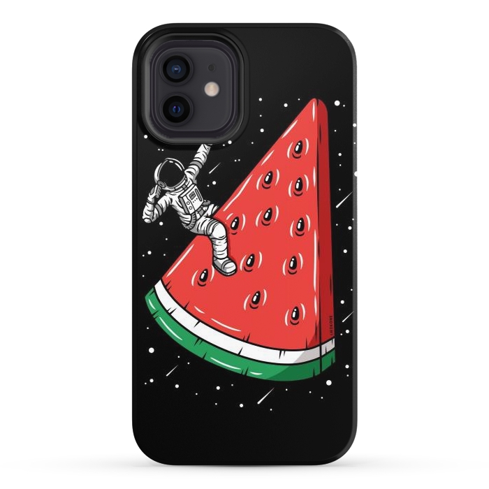 iPhone 12 StrongFit Watermelon Astronaut by LM2Kone