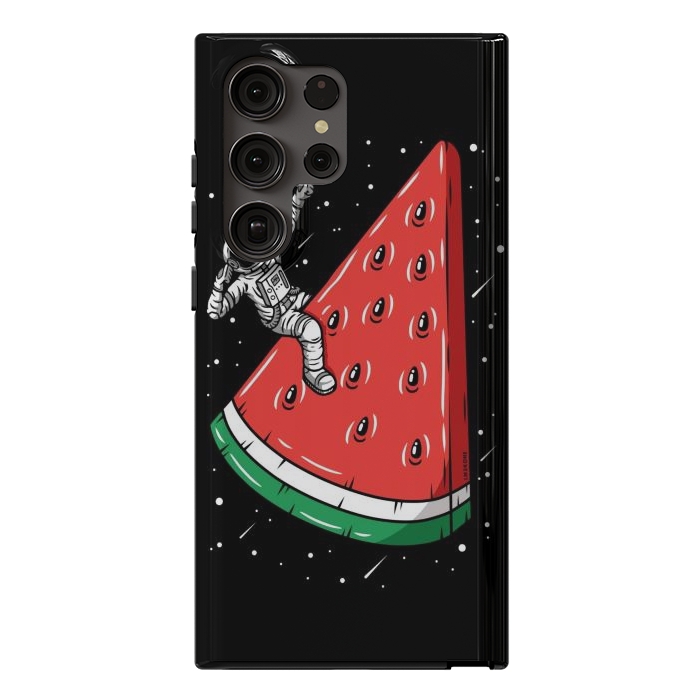 Galaxy S23 Ultra StrongFit Watermelon Astronaut by LM2Kone