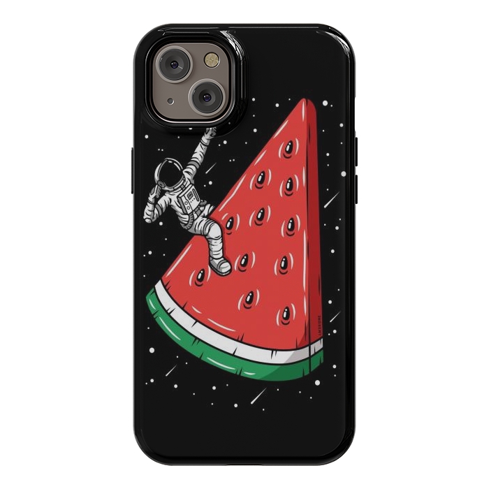 iPhone 14 Plus StrongFit Watermelon Astronaut by LM2Kone