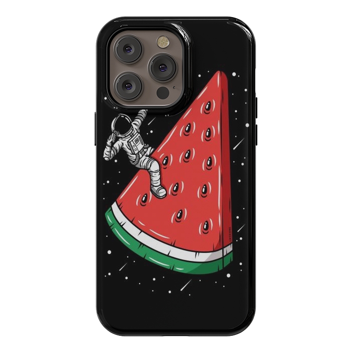 iPhone 14 Pro max StrongFit Watermelon Astronaut by LM2Kone