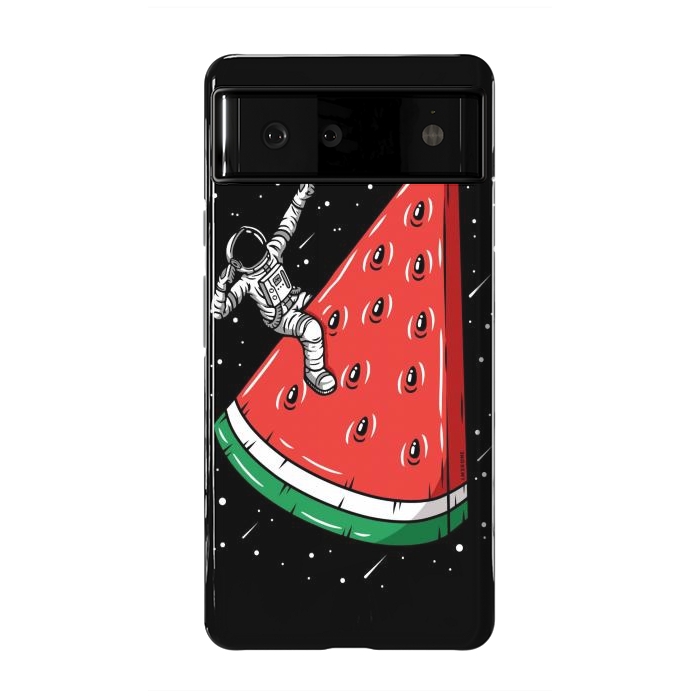 Pixel 6 StrongFit Watermelon Astronaut by LM2Kone