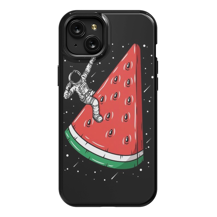 iPhone 15 Plus StrongFit Watermelon Astronaut by LM2Kone