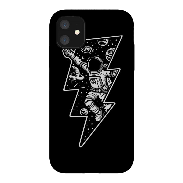 iPhone 11 StrongFit Power Spaceman by LM2Kone