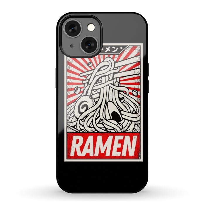 iPhone 13 StrongFit Retro Ramen Vintage Poster by LM2Kone