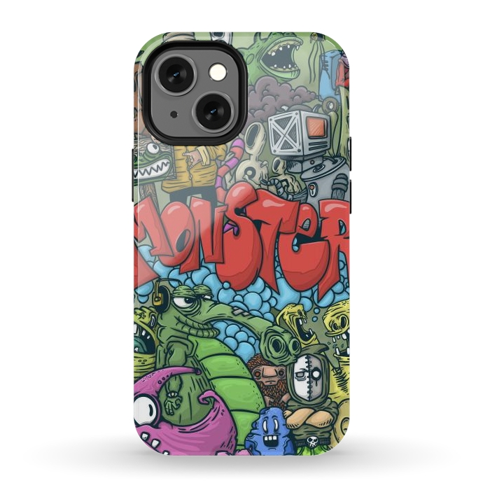 iPhone 12 mini StrongFit Monster by Manuvila
